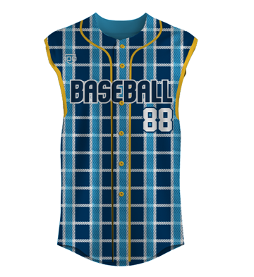 Plaid (Full Button Sleeveless)