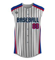 Mets (Full Button Sleeveless)