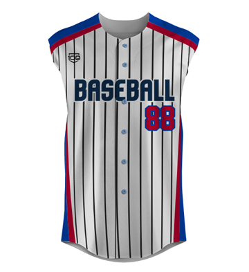 White Sox (Full Button Sleeveless)