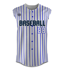 New York (Full Button Sleeveless)