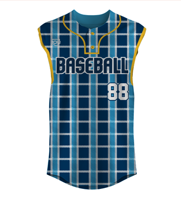 Plaid (2Button Sleeveless)