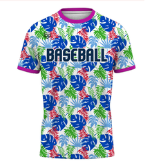 Tropical (SET-IN SLEEVE CREW NECK)