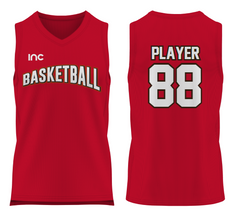 Basketball (Sleeveless Jersey V-Neck)